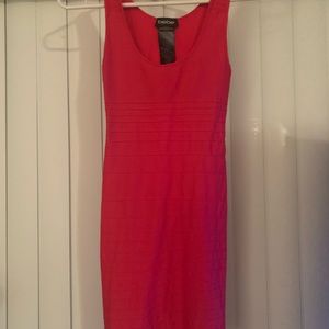 Sexy Bebe hot pink bodycon dress